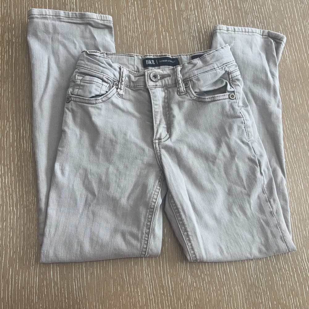 BKE Gray Skinny Jeans Washed Denim